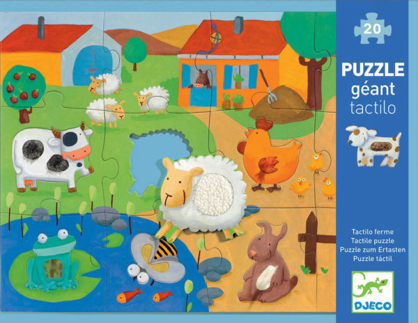 Djeco Farm Tactile Puzzle