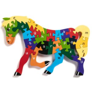 Horse Puzzle Alphabet Jigsaws
