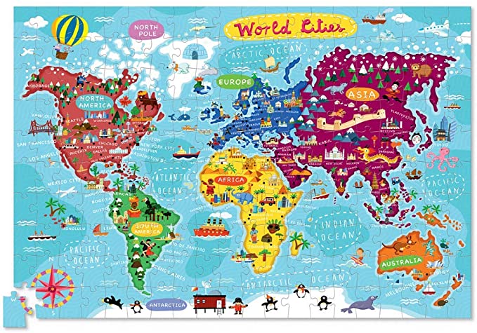 World Cities - Puzzle and Poster - The Learning Lab