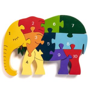 Elephant Puzzle Alphabet Jigsaws