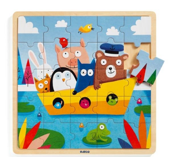 Boat Wood Puzzle by Djeco