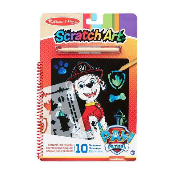 Paw Patrol Scratch Art Marshall by Melissa & Doug - The Learning Lab
