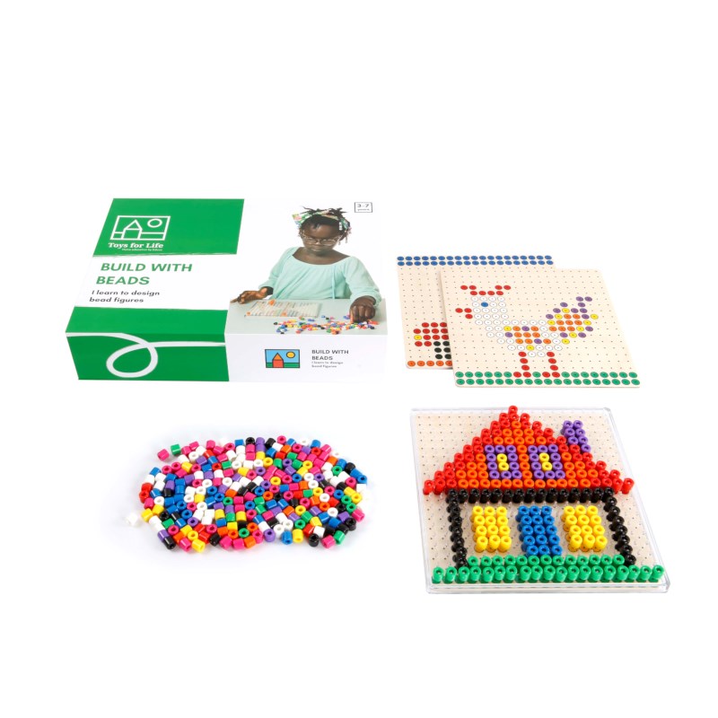 Bead & Learn Pattern Blocks Puzzle Kit