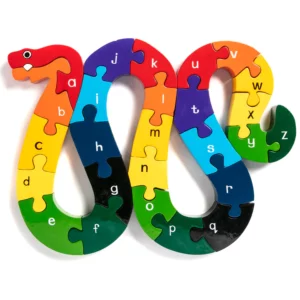 Snake Puzzle Alphabet Jigsaws
