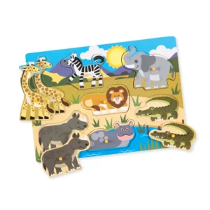 Safari Peg Puzzle by Melissa & Doug